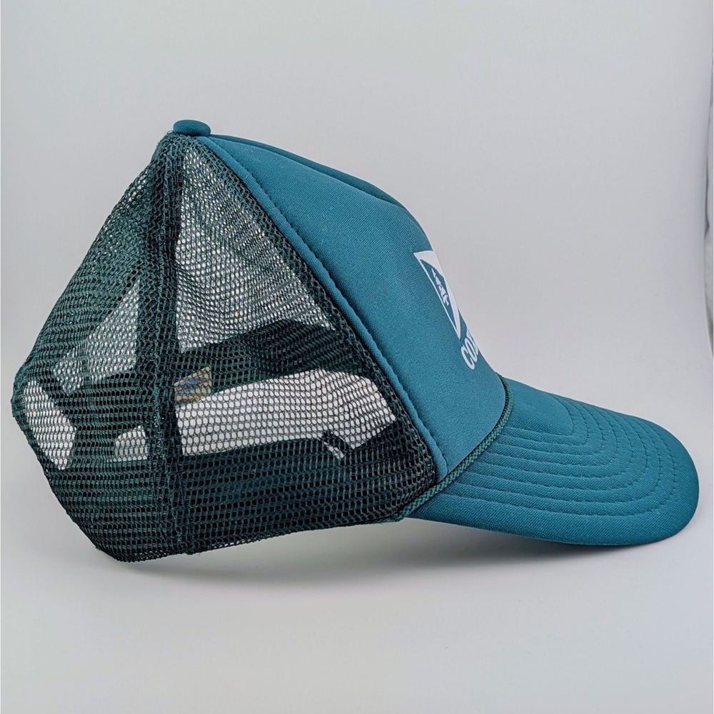 Vintage Maine Flag Coxswain Sailing 90s Foam‎ Trucker Snapback Hat Cap - Picture 6 of 10